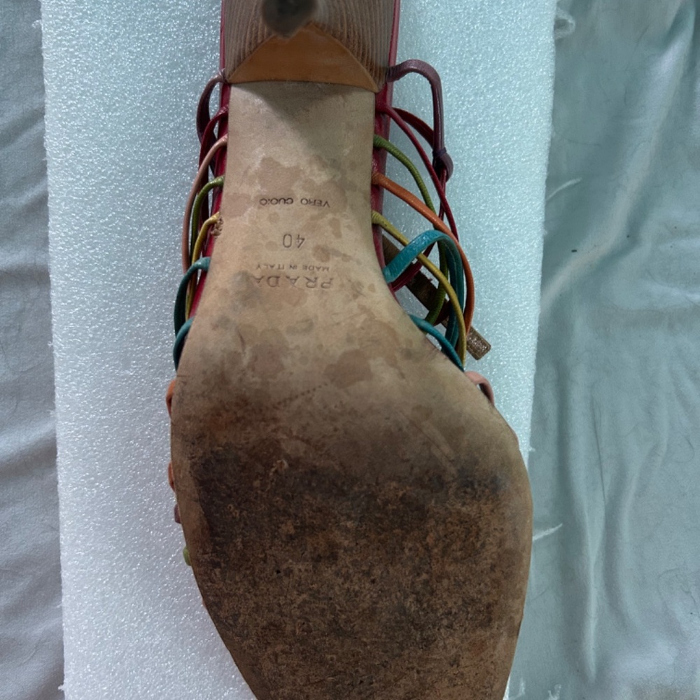 Vintage Prada  Multi Strap Sandals - Picture 3 of 7